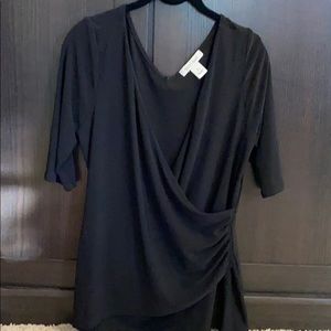 Like New - WHBM - Dressy Blouse - Criss Cross